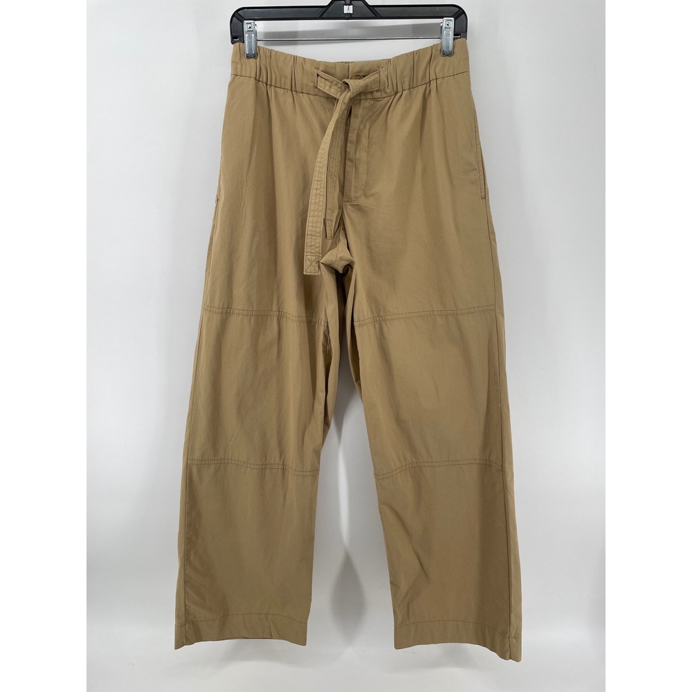 Banana Republic Straight Leg Pants Womens Small Tan Utility Cargo Khaki Safari - Picture 1 of 7